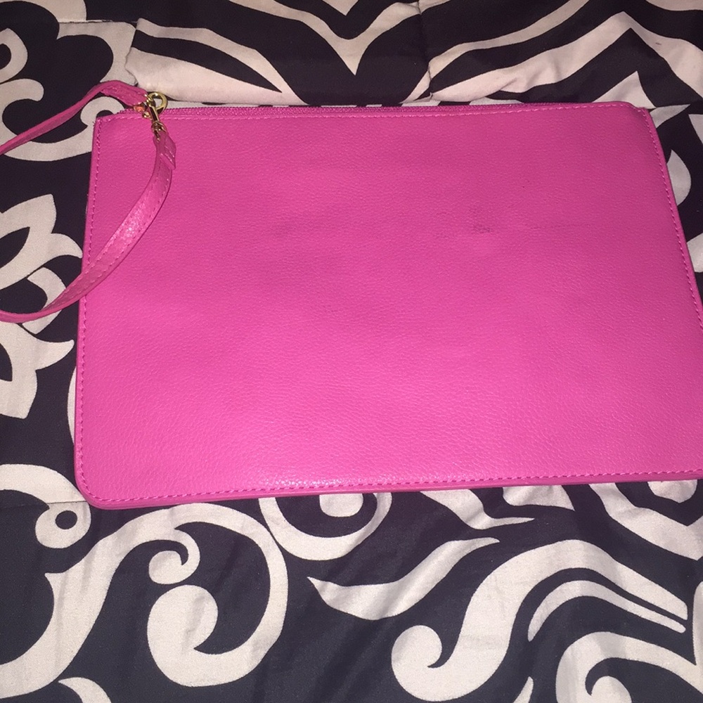 Pink wristlet
